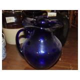 pretty cobalt blue pitcher