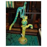 small cast well pump, approx 20" tall