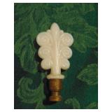 white jade lamp finial