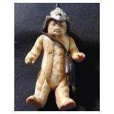 1983 Logray Ewok Medicine Man w/head gear, satchel