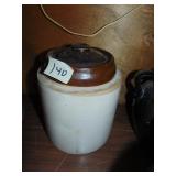 2 tone kraut crock with lid
