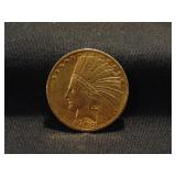 1908 $10 Gold Indian Head Coin