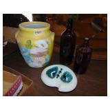 Lot of Pottery and Glass