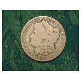 1896-O Morgan Silver Dollar