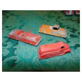 (3) Antique Metal Tootsie Toy Cars