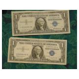 $1 Silver Certificate Note, 1957 & 1957B
