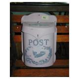 Galvanized Painted Mail Box