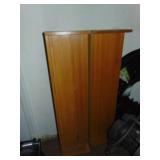 (2) Oak Wall hanging shelves