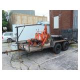 Flat Bed Trailer W/Ramps
