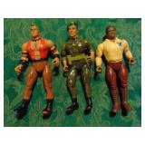 (3) 1985-1986 Rambo Action Figures