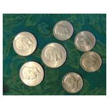 (3) Ike Dollars, (4) Kennedy Half Dollars