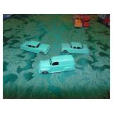 (3) Antique Metal Tootsie Toy Cars