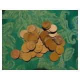 approx (50) wheat pennies