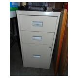 metal filing cabinet + office organizers