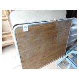 (3) fold up card tables