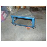 metal roll-around shop cart