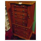 Extra nice Oak Jewelry Armoire