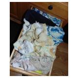 Entire drawer of kitchen Linens