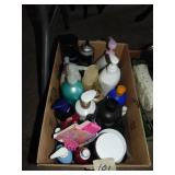 box full of toiletries