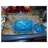Large flat of Glassware