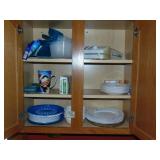 Cabinet full of kitchen Misc.