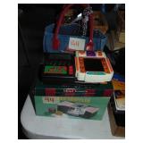 Bingo supplies, card shuffler, games +