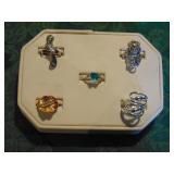(10) Costume Rings