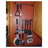 All kitchen Utensils on Wall