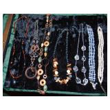 (10) Costume beaded necklaces