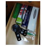 (2) kitchen drawers full of Misc. kitchen items