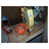 Vinatage metal Eskimo fan, plus