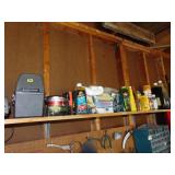 Shelf of car cleaning, polishing, plus
