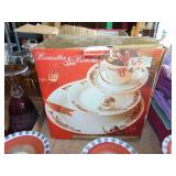 (2) Boxes of Holiday Dishes & Gobblets