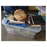 tote full of sewing crafting magazines