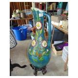 Large Decorator Vase in stand