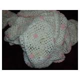 Beautiful crochet rose afgan