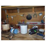 All tools on peg board
