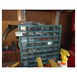 machinest cabinet full of hardware