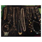 Large Lot of costume Jewelry Necklaces