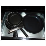 Drawer full of Quality Fry Pans