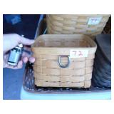 3 Longaberger baskets incl. tissue