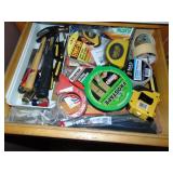 Entire drawer of hardware and misc.