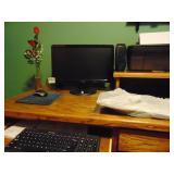 Dell PC with screen, keyboard, printer, plus