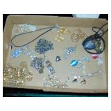 Flat full of Costume Chain Necklaces