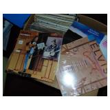Large box of records