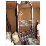 Metal shower rack