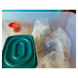 tote of misc. household