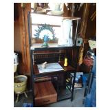 contemporary metal & wood baker