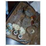 (3) flats of glass & Stemware