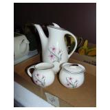 Tea Pot and Creamer, Sugar